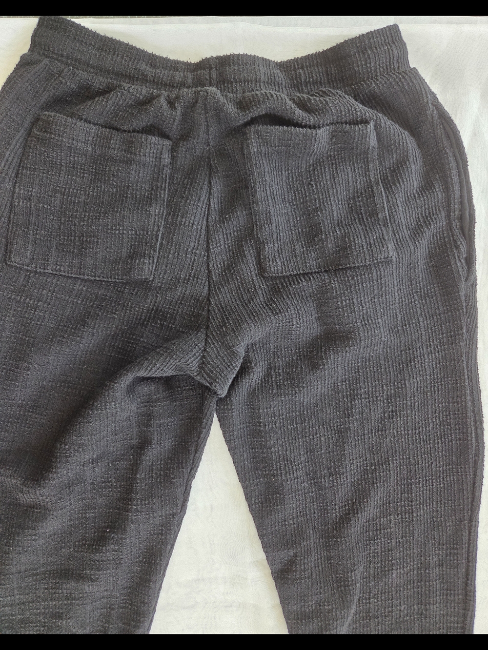 Cozy Black Knit Lounge Set - Picture 10 of 15